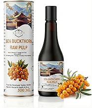 NEXIFY Sea Buckthorn Cold Pressed Raw Pulp 500ml, Himalayan Golden Berries, Rich in Vitamin C and Omega 3-6-7-9, for Glowing Skin and Immunity, Natural Collagen booster