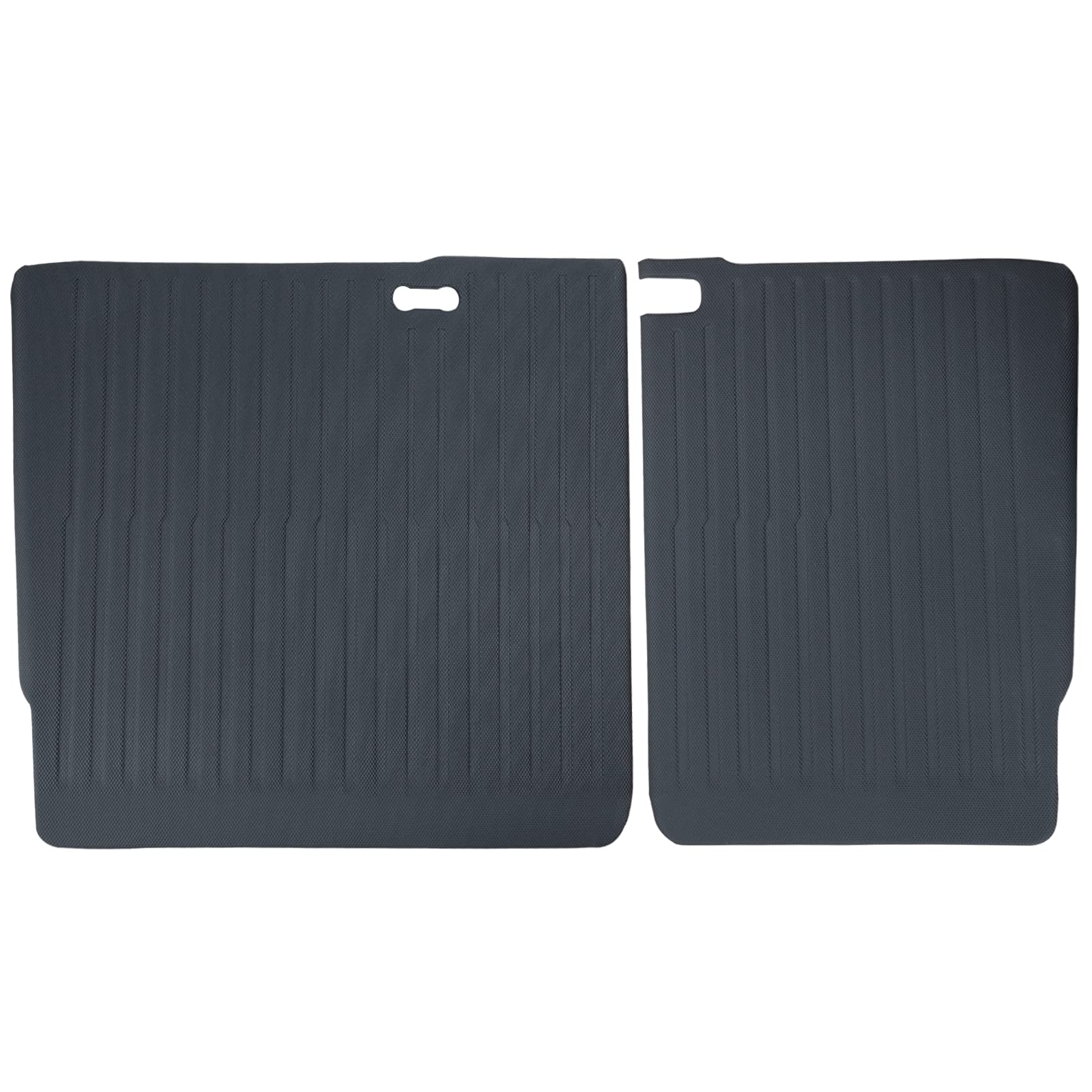 Photo 1 of D1M Fit Tesla Model 3 Rear Trunk Seats Back Mats Cover All Weather Seat Protector Pet Mat Pack of 2