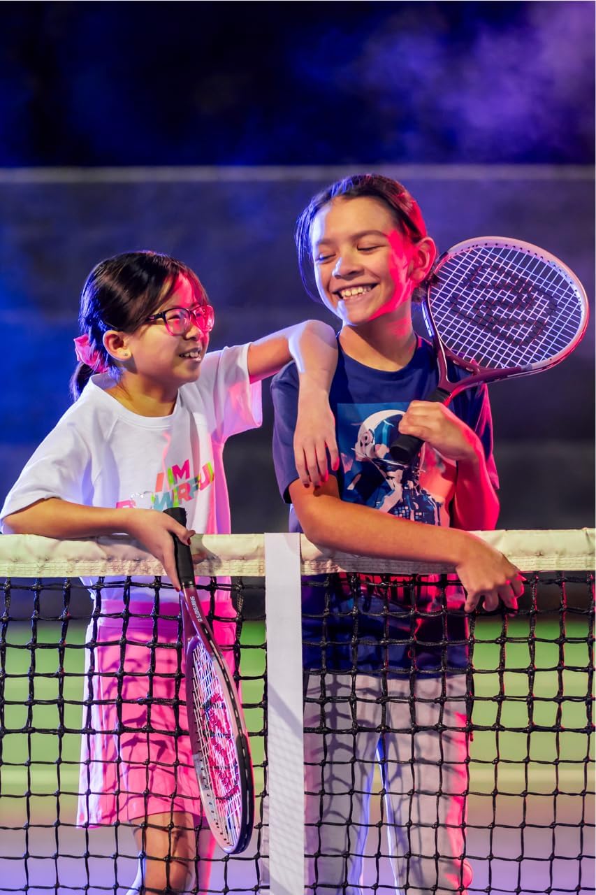 21-Inch Kids Tennis Racket - Lightweight Junior 21 inch Tennis Racket for Ages 6-8, Durable Aluminum with Kid-Sized Grip, & Big Sweet Spot