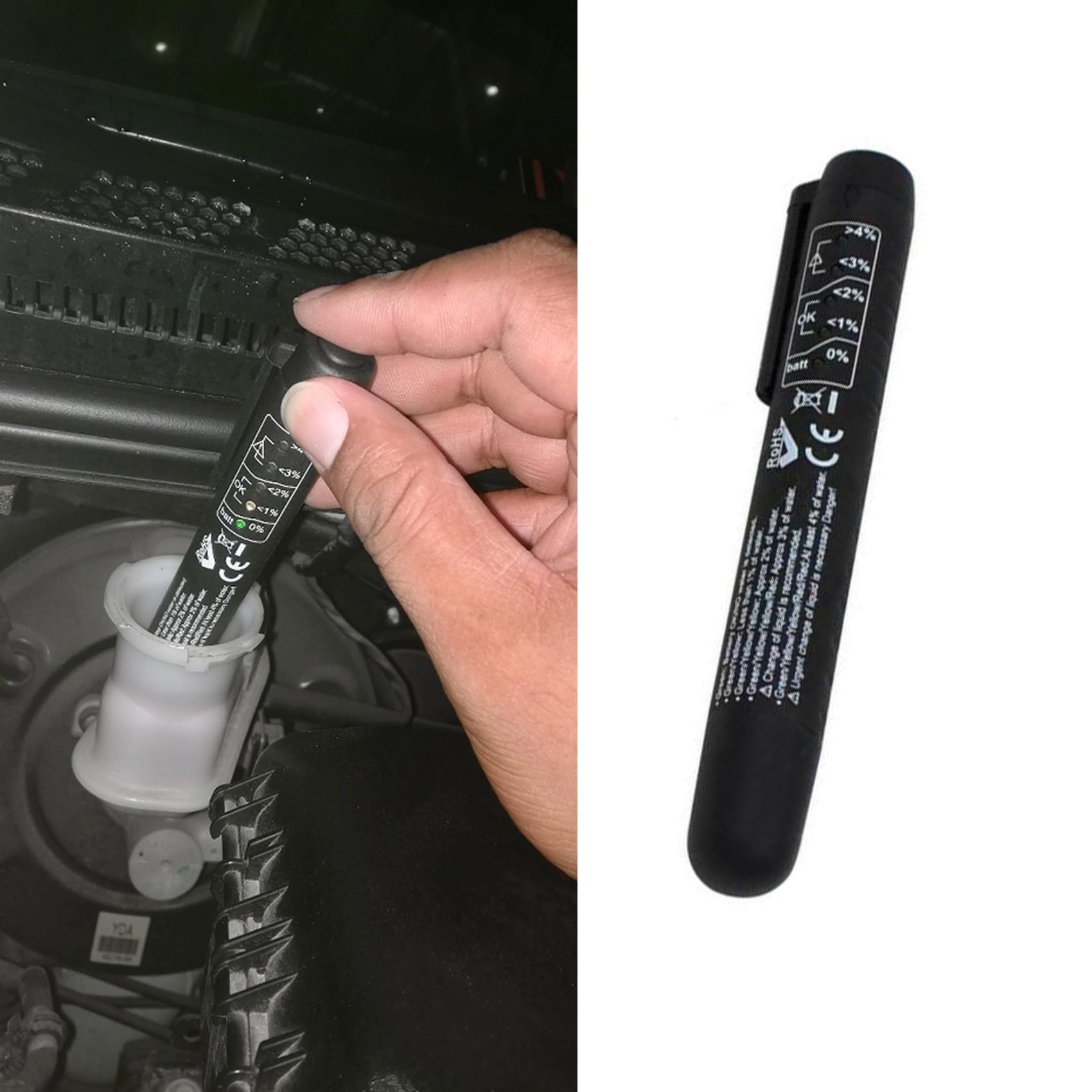 Brake Fluid Liquid Tester Pen, Auto Tester Tool, Auto Brake Diagnostic Testing Tool with 5 LED Indicators, Hydraulic Fluid Liquid Oil Moisture Analyzer for DOT3 DOT4 DOT 5.1 Brake Fluid (1PCS)-image-38