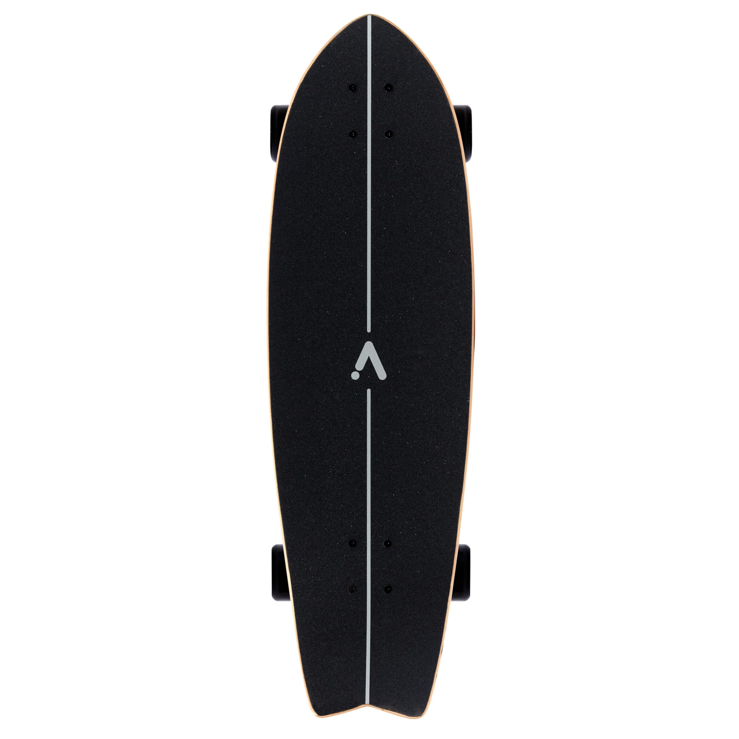 ACTA Surfskate Timber 31" Bois Naturel Planche de Surf-Skate en érable 7 Plis pour Pumptrack, Cruising et Carving Urbain