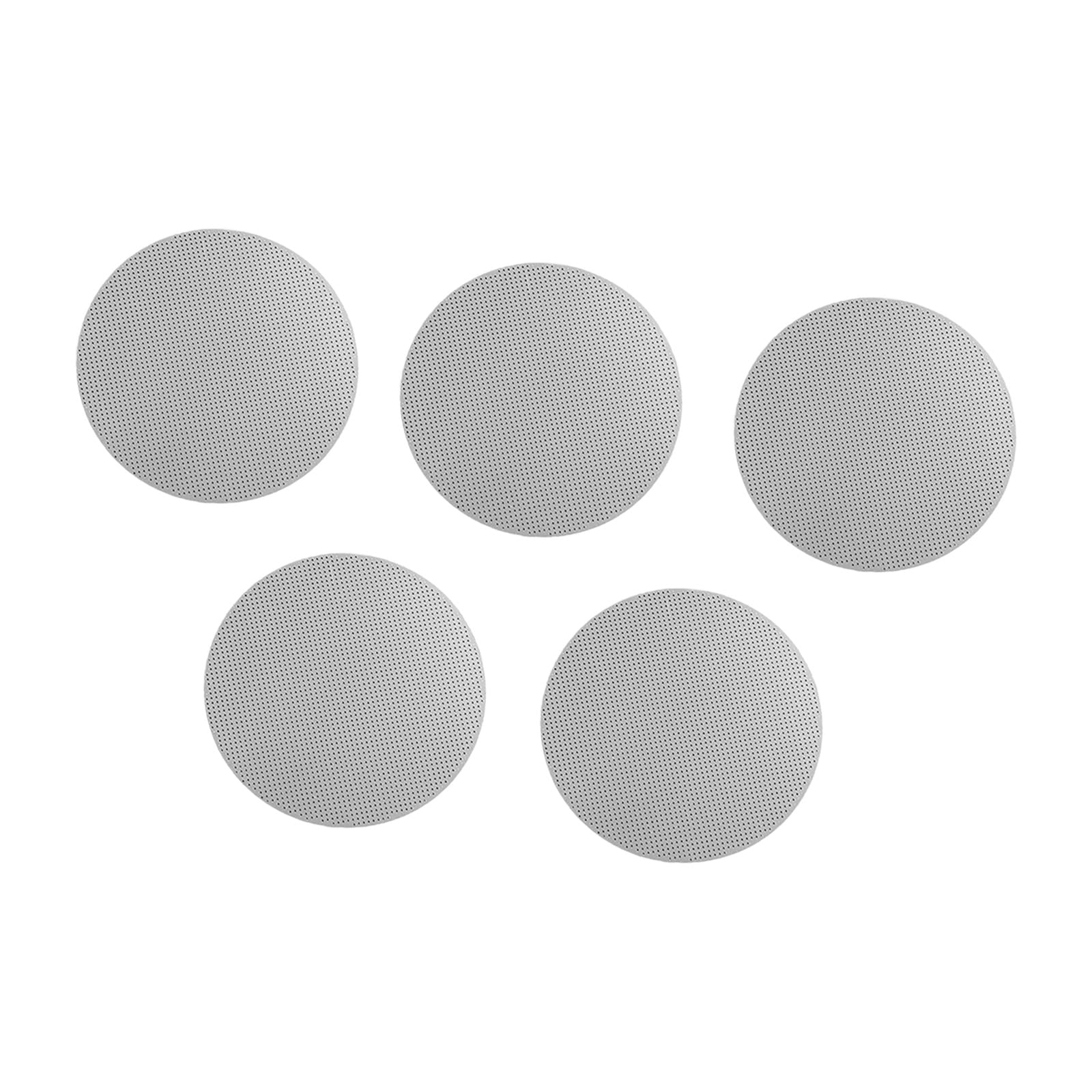 LUCKGONI Pack of 5 Nonrust Steel Coffee with Secondary Water Distribution for Uniform Enhancing Flavor and Eas