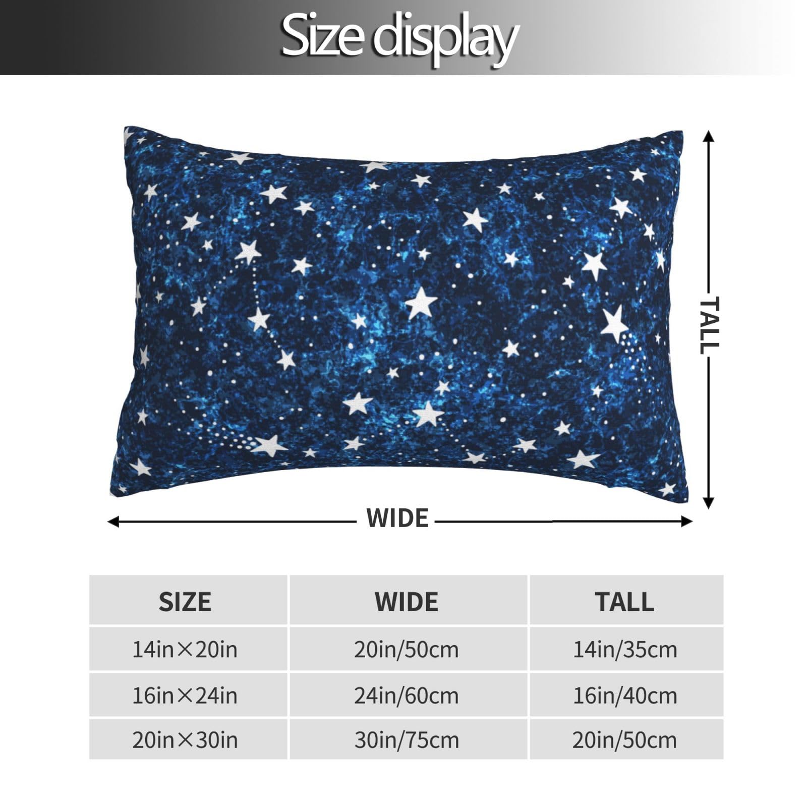 Amazon｜星柄 星座 枕カバー 軽量 抱き枕カバー 寝具カバー 防ダニ