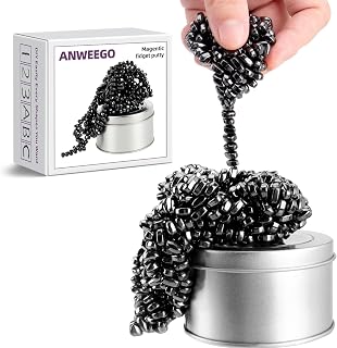 Magnetic Putty Fidget Toys Adults Over 550pcs Ferrite Stones, Magnet Balls Desk Toys for Office, Stress/Anxiety Relief Toys for Gift