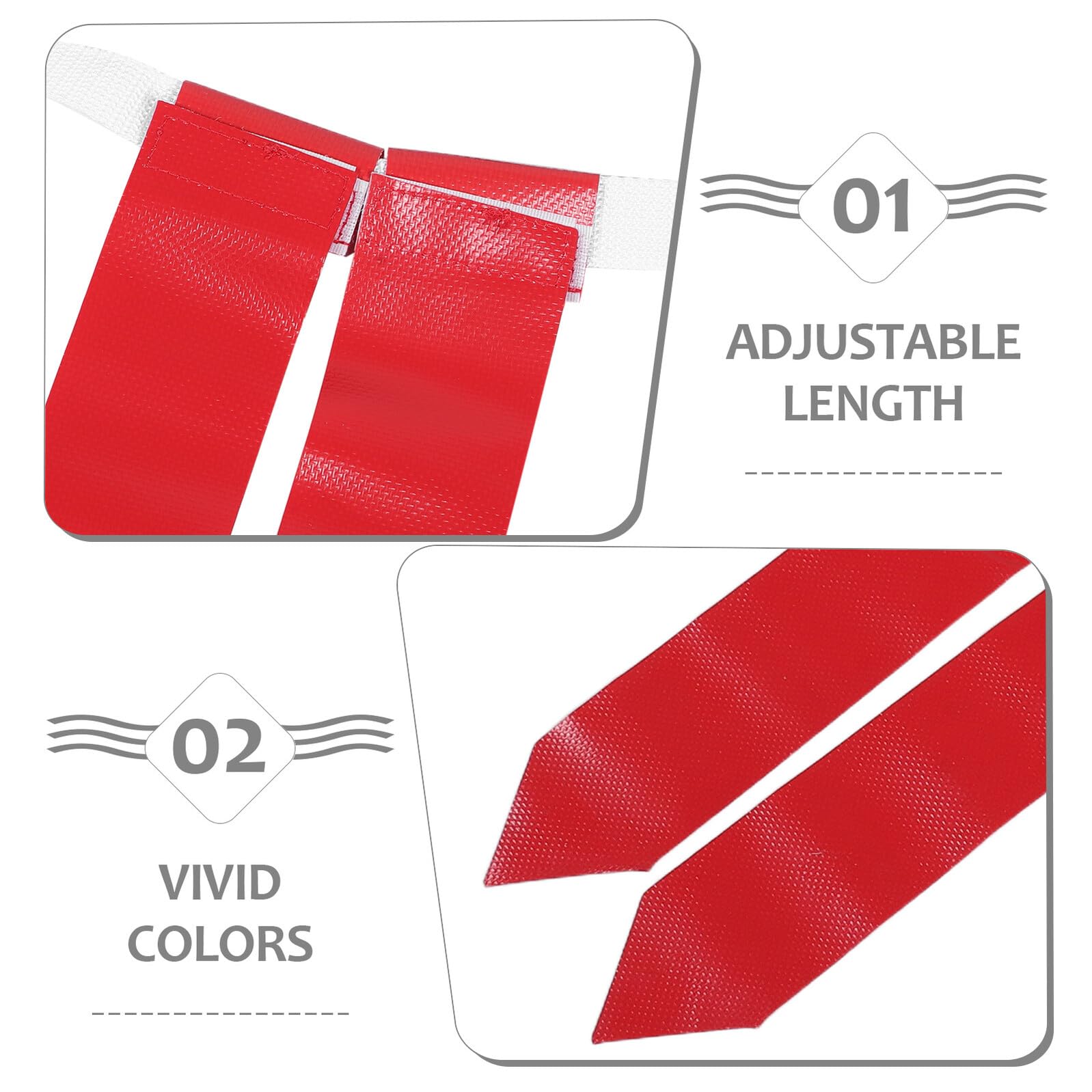 TOPBATHY Cinturones Ajustables de Fútbol Bandera 14 Piezas con Banderas Desmontables Rojas y Verdes Cinturones con Hebilla Doble D y Cierre de Gancho y Bucle para Entrenamiento y