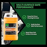 Vista 2 de 3D Desengrasante naranja – Limpiador de coche a base de cítricos para aceite, grasa, suciedad y adhesivos – A base de agua, no corrosivo, ecológico