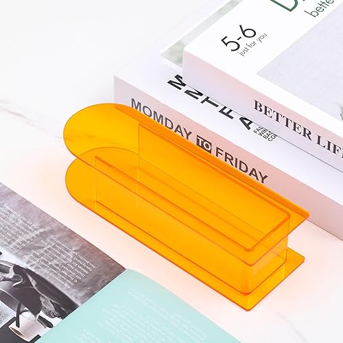 Miniatura 5 de XMGZQ Jarrón acrílico, arco naranja atardecer, centro de mesa decorativo moderno para el hogar, dormitorio, mesa de sala de estar, regalo ideal para