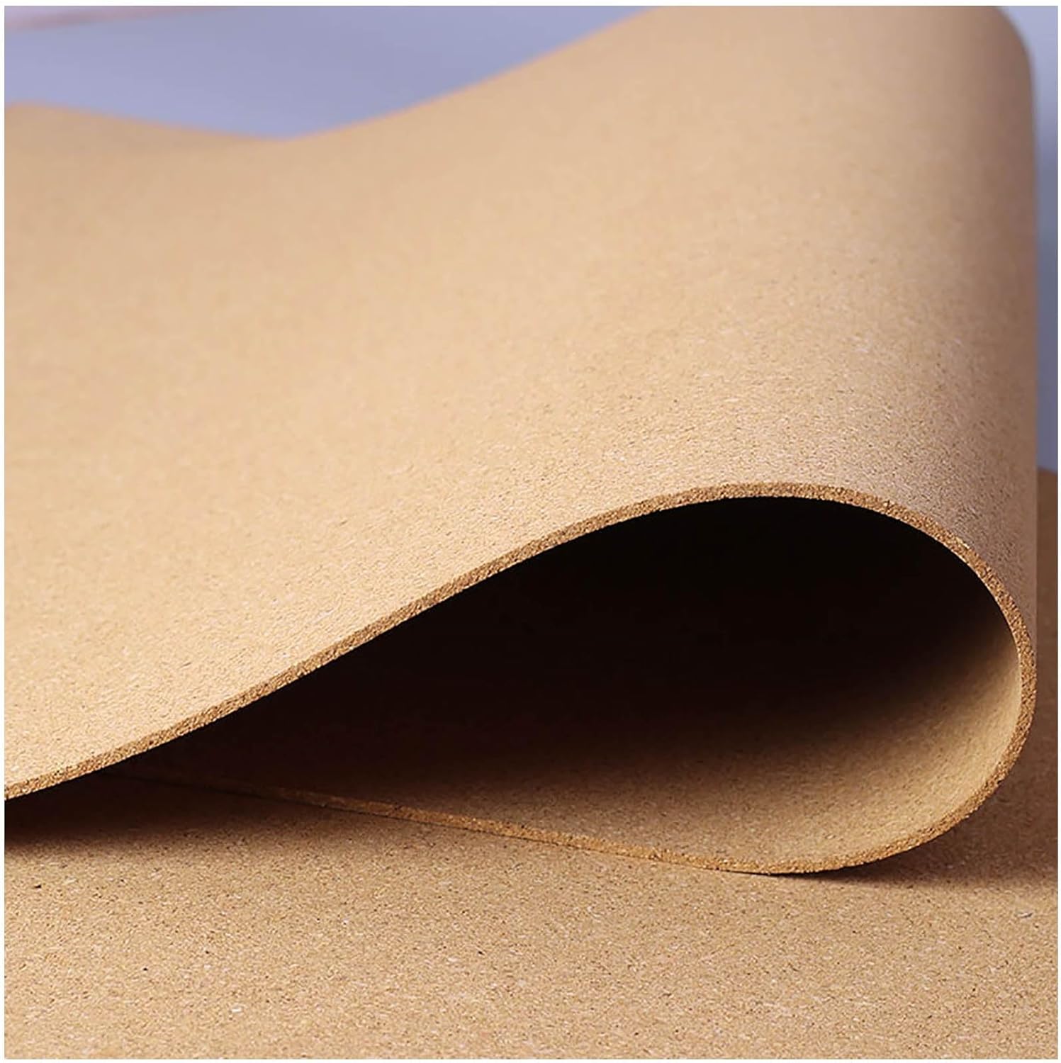 Cork Roll, Cork Board For Office, Cork Shelf Liner, Drawer Liner, Sound Insulation, 1/3" 1/4" Thick, For Office Home School Diy Supplies, Brown ( Color : Thick 6mm , Size : 0.8mx3m(2.6ftx9.8ft) )