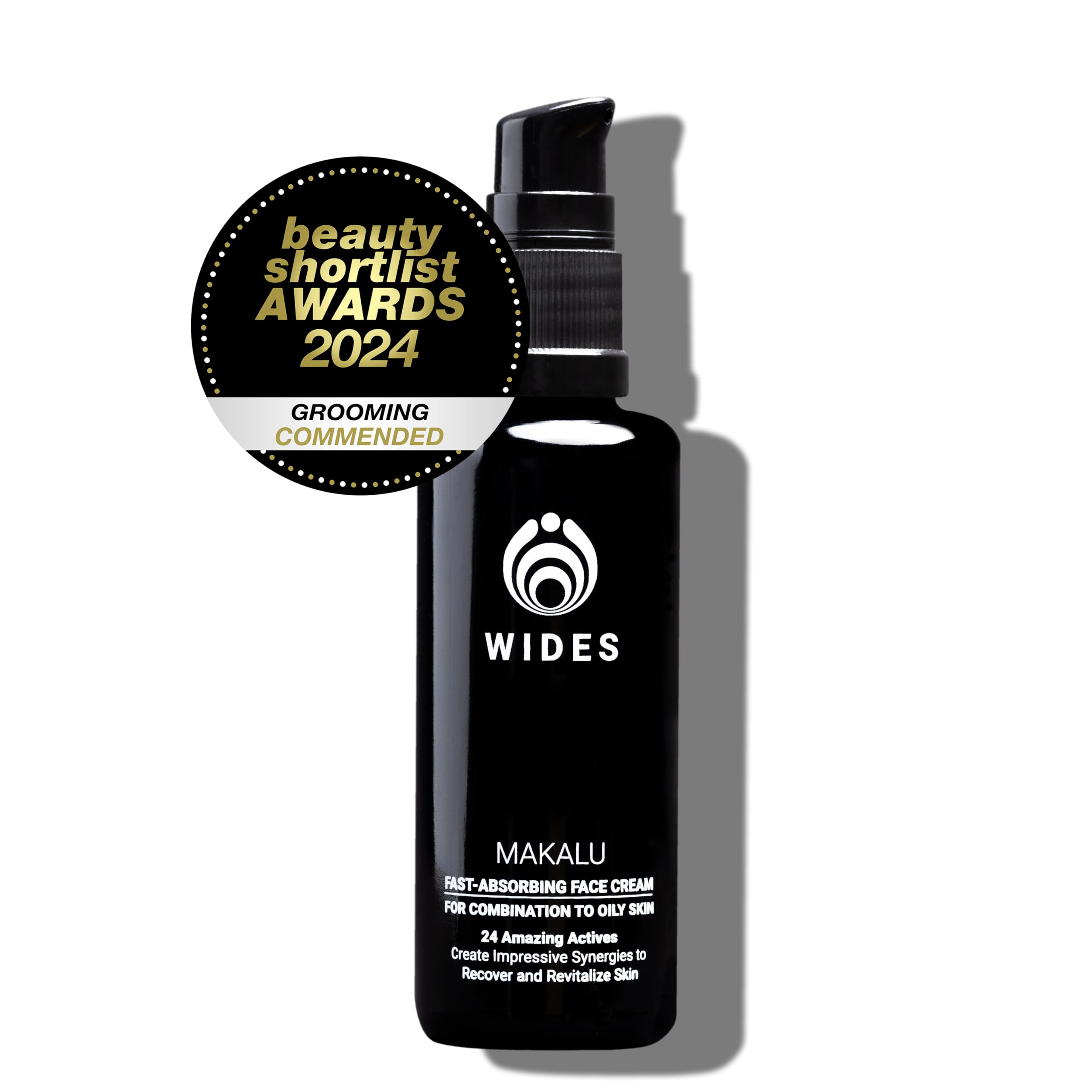MAKALU Mejor Crema facial para hombre Natural 2024 con 24 activos de origen Natural y Bio - Cremas Hombre para piel Mixta o Normal. Atenúa arrugas e ilumina el rostro
