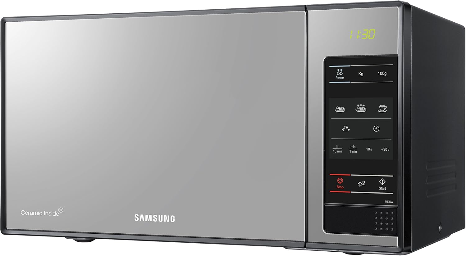 Samsung Libera installazione ME83X Forno Microonde, 23 Litri, 800 W, Nero [Classe di efficienza energetica A]