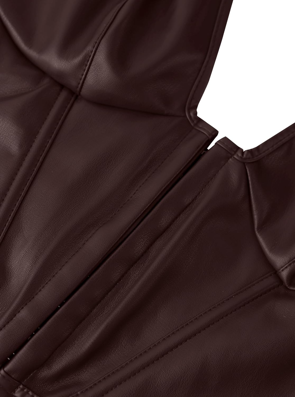 Women's Y2K Leather Halter Top Backless Corset Bustier Top Lace Up Sexy Going Out Crop Tank Halter Neck Party Club - Image 8