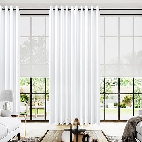 Miniatura 192 de KOUFALL Cortinas opacas doradas de lujo para sala de estar, elegantes cortinas de 84 pulgadas de largo, cortinas Doradas para Sala Elegantes Oro