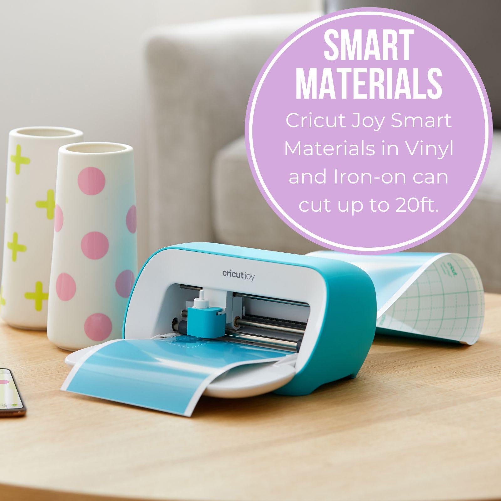 Amazon.com: Cricut Joy Machine Bundle with 7 Smart Iron-On Rolls
