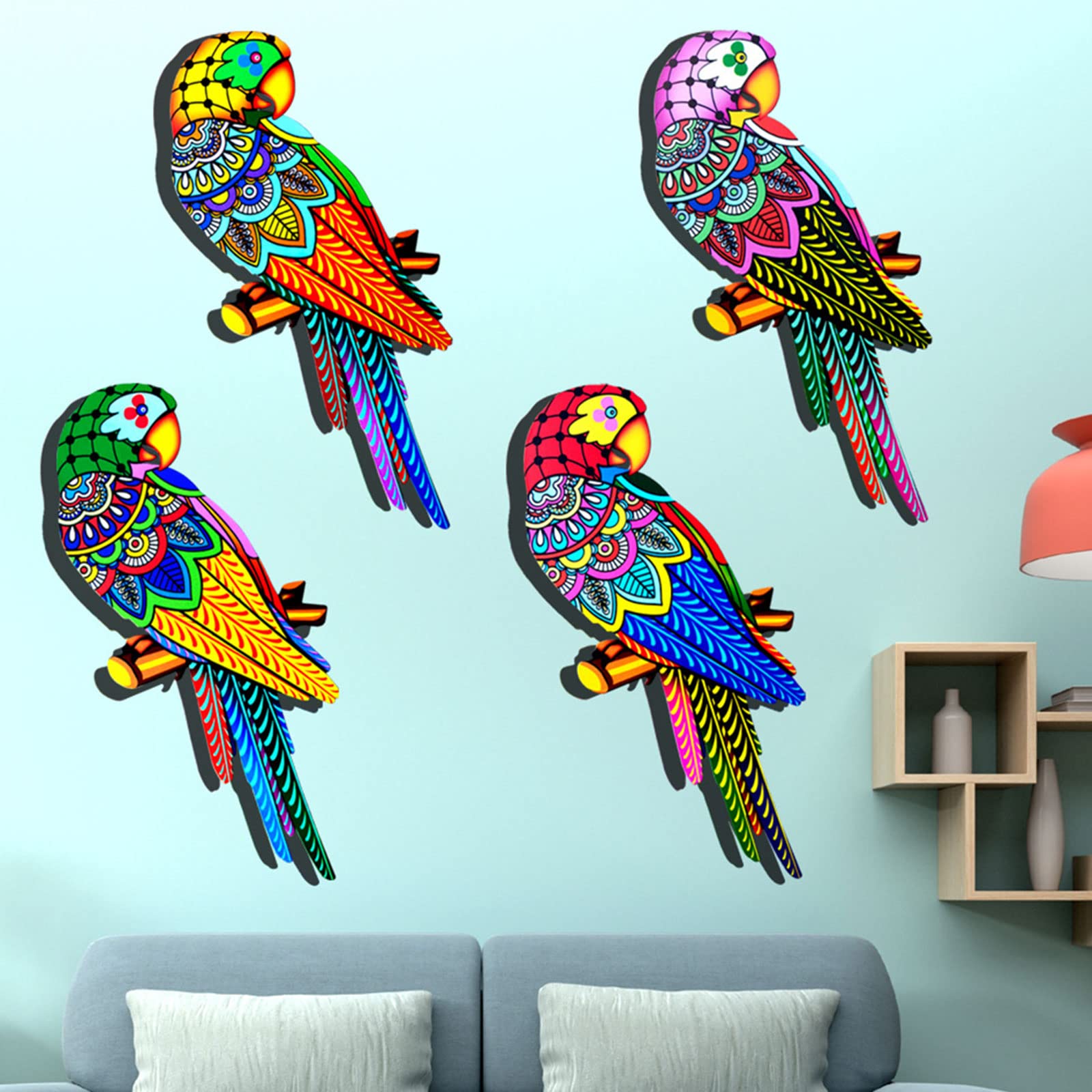Decorazione da appendere a forma di uccellino in metallo, decorazione per la casa, casa colonica, porta d'ingresso, decorazione da parete per esterni