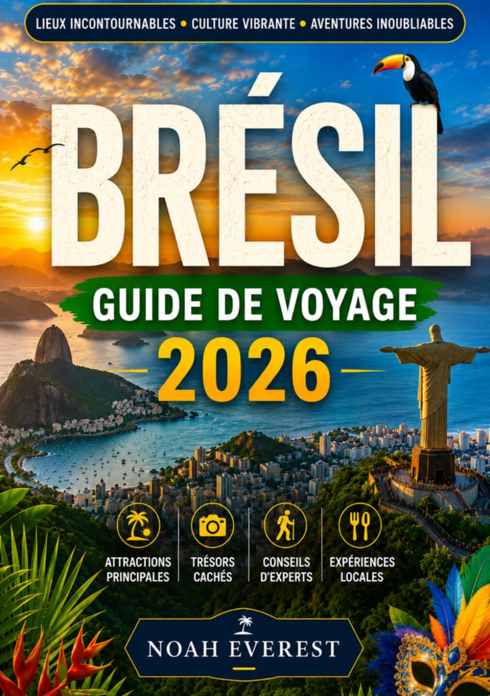 BRÉSIL GUIDE DE VOYAGE 2026: Votre guide complet de Rio de Janeiro, l'Amazonie Bassin, Le Pantanal, les chutes d'Iguazu, Salvador et au-delà