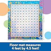 Vista 5 de Learning Resources Make a Splash - Juego de 120 alfombrillas para piso, manipuladores matemáticos, juegos de mesa de suma y resta, artículos