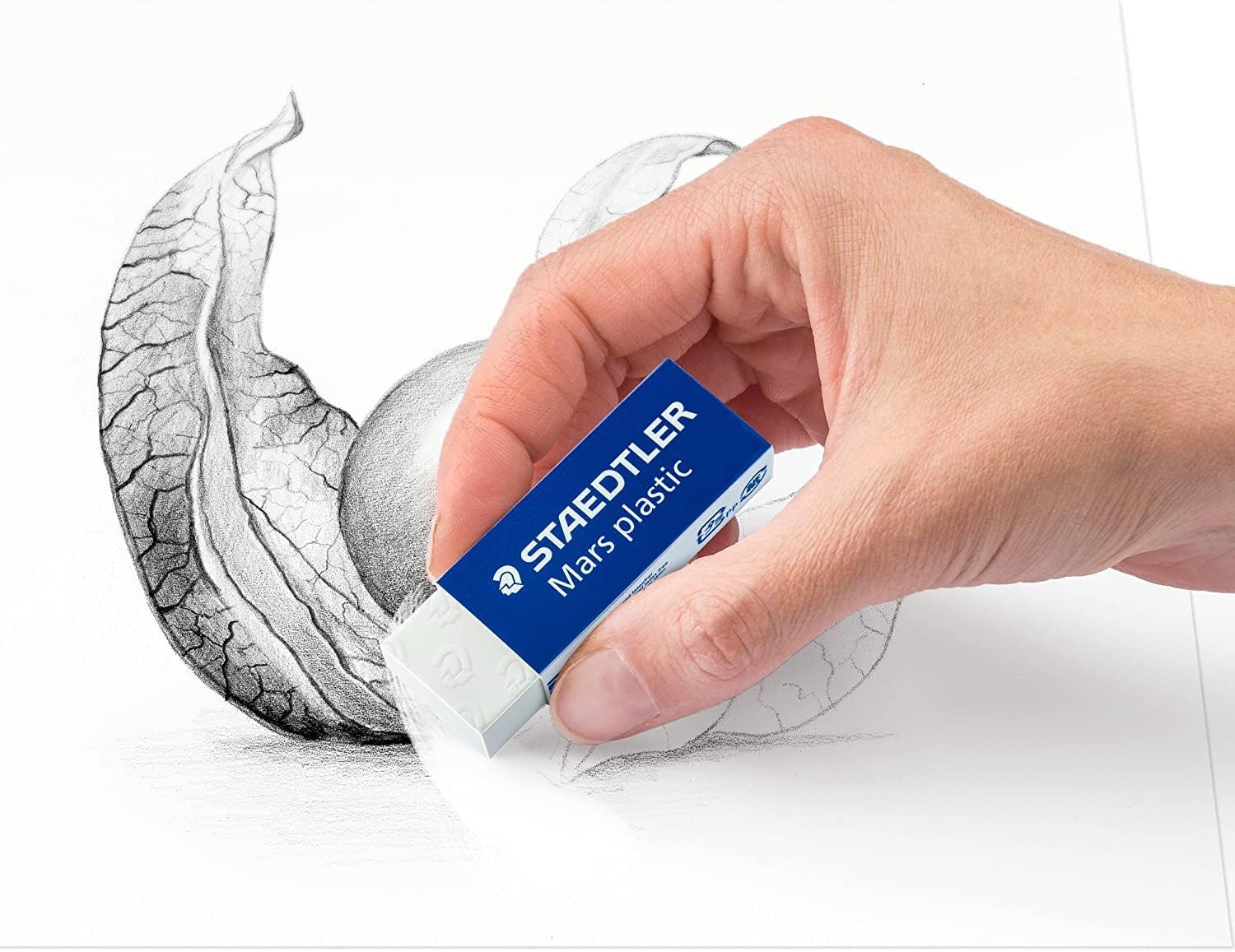 Staedtler Mars Eraser, Plastic, Phthalate and Latex-Free, 10 Erasers in White