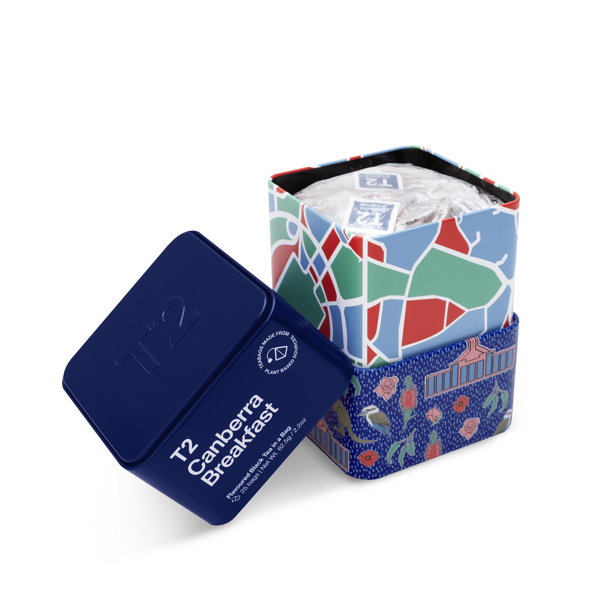 T2 Tea Canberra Breakfast Black Tea, Black Teabags in T2 Icon Tin