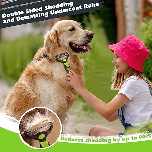 Miniatura 2 de 3 cepillos para perros I cepillo para perros para derramar, cepillo de baño para perros, cepillo deslizante para perros, peine para perros,