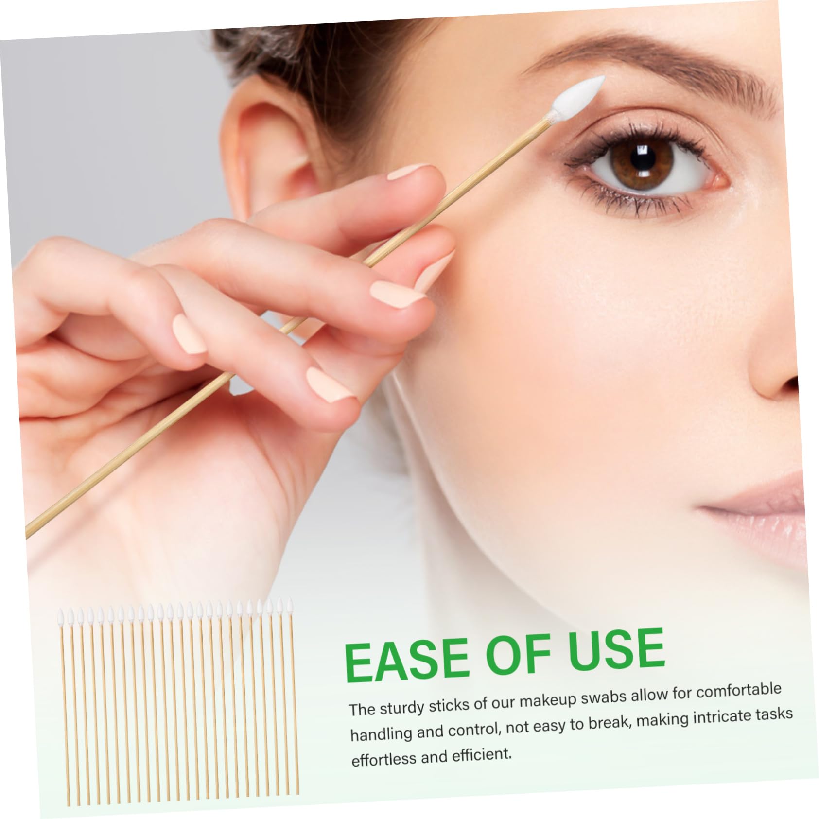 Ipetboom 2500piezas Bastoncillos De Algodón Precisión Para Maquillaje Limpieza De Auriculares y Electrónica Punta Fina y Herramientas Multiusos Para Desmaquillado y Detalles De