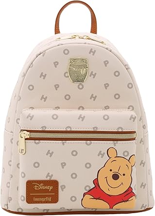 Loungefly Disney Winnie The Pooh Letters Mini Backpack BORDER - BROWN One Size