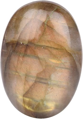 0.945 in Piedra natural de labradorita azul Cabujón ovalada de 0.945 in, fabricación de joyas 25.50 Ct Piedra preciosa suelta de labradorita, Gema,