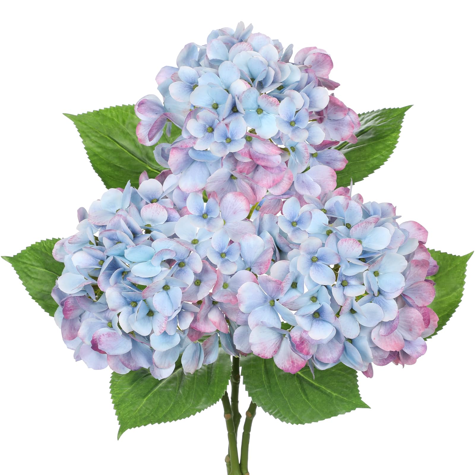 Fleurs d'hortensia artificielles décoratives en soie pour bouquet de mariage