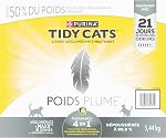 Tidy Cats 4-in-1 Strength Cat Litter, LightWeight Multi-Cat - 5.44 kg Box