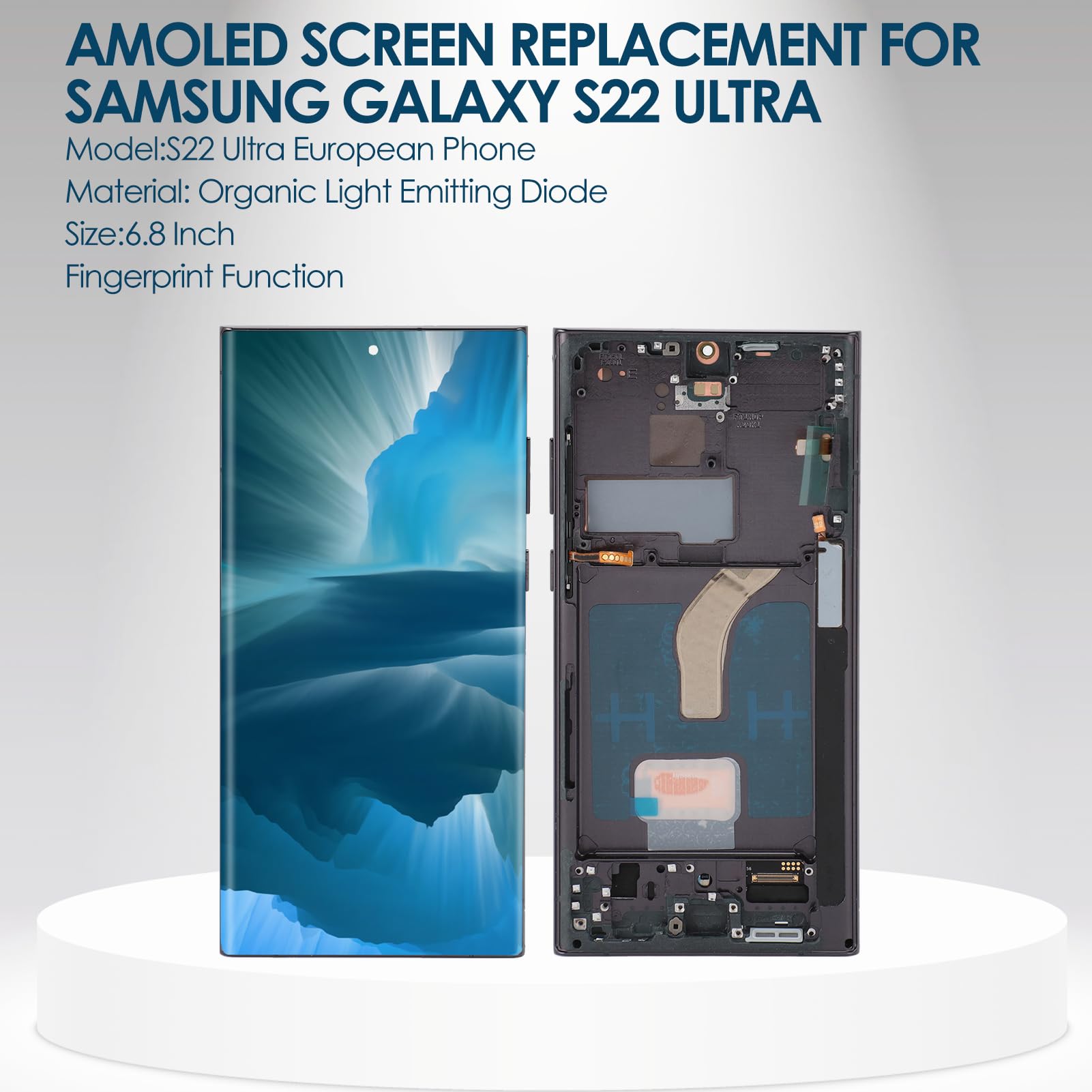 Amazon.com: 6.8 inch for S22 Ultra, LED LCD Display Digitizer