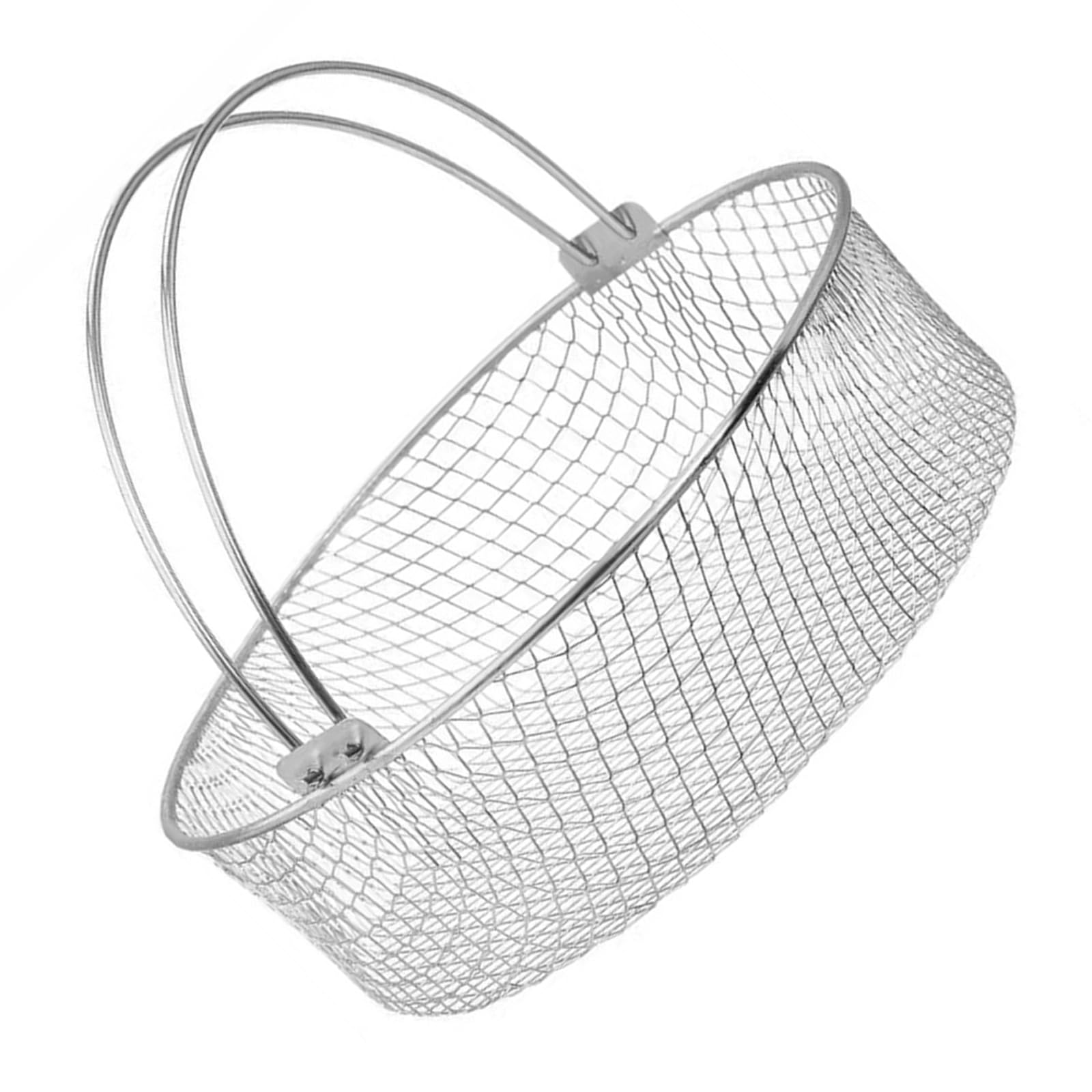 Btgghytr Professional Grades Air Fryers Meshes Insert Stainless Steel Basket with Handle for Fries and Chicken Wing Air Cooker Accessories