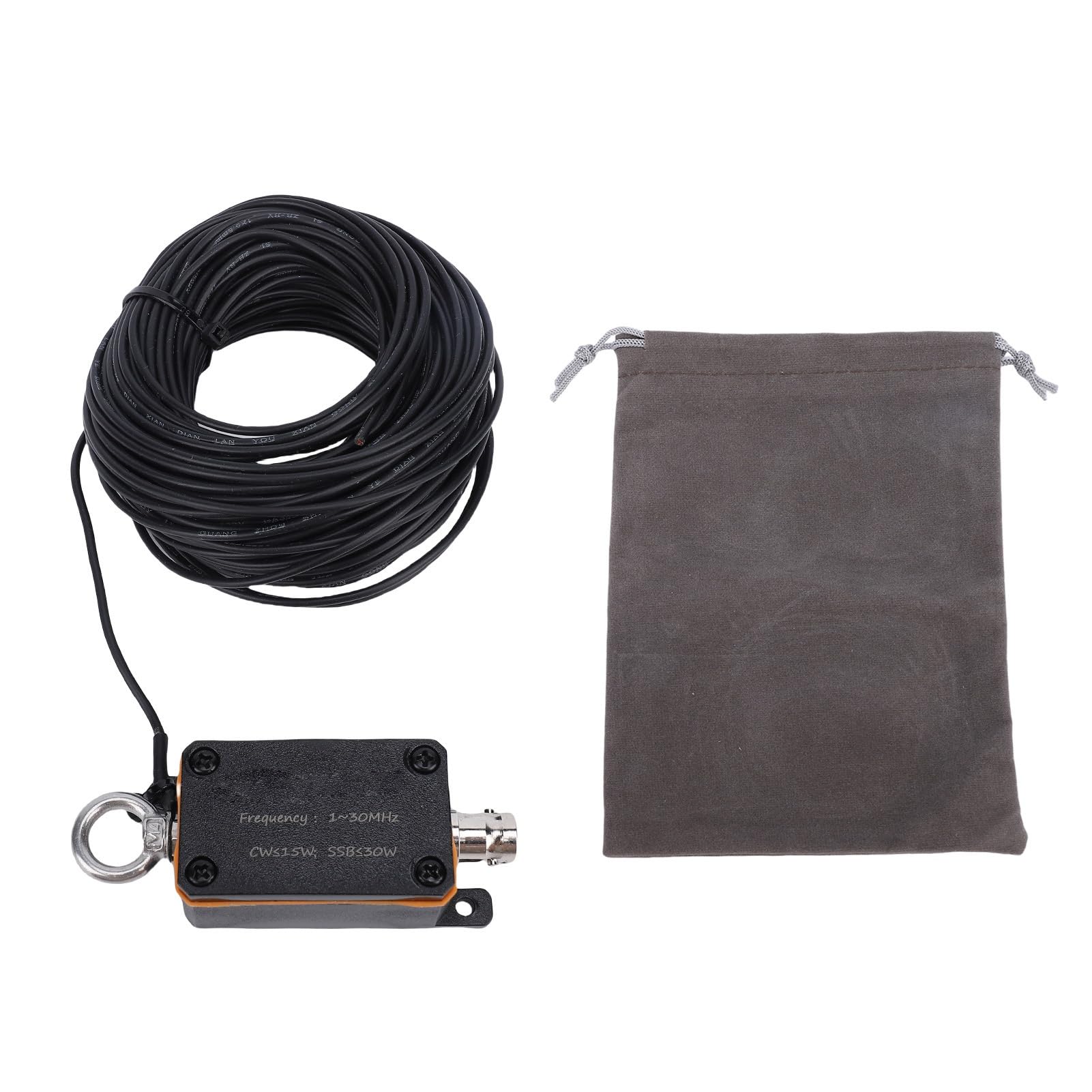 Media Antena Alimentada por el Extremo Banda Ancha Compacta y Portátil de 1-30 MHz para Entusiastas de la Radioafición Aleación de Aluminio