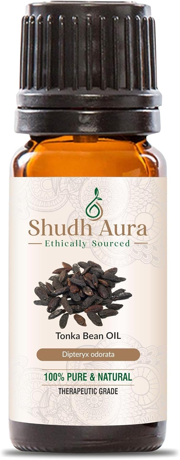 Tonka Bean Absolute Essential Oil | 100% Pure, Undiluted & Natural | Therapeutic Grade Oils for Aromatherapy & Diffuser (10ML)