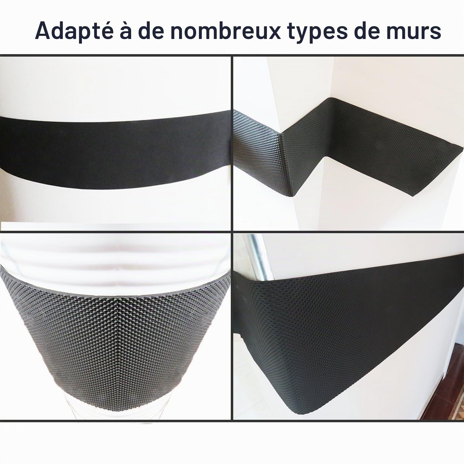 Ampulla Ultra Epais Protecteur Mural Du Garage Resistant A L'eau, Conçu En Allemand - Pack de deux (épaisseur 6,5mm)