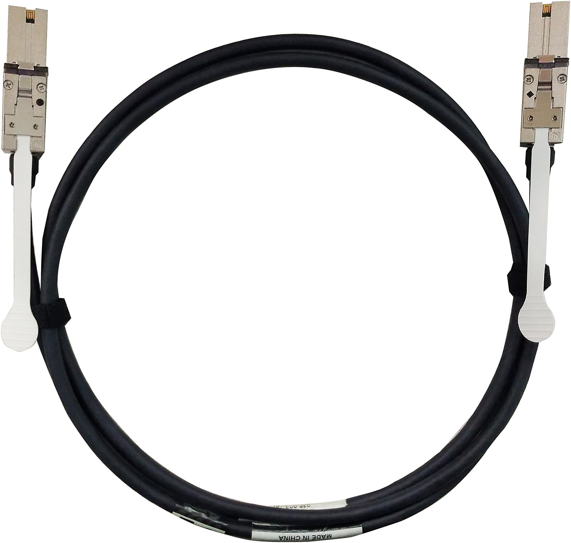 SHSCable 28AWG External Mini SAS 26-Pin SFF-8088 Male to Mini SAS 26-Pin SFF-8088 Male Cable, Black (6.6 Feet)