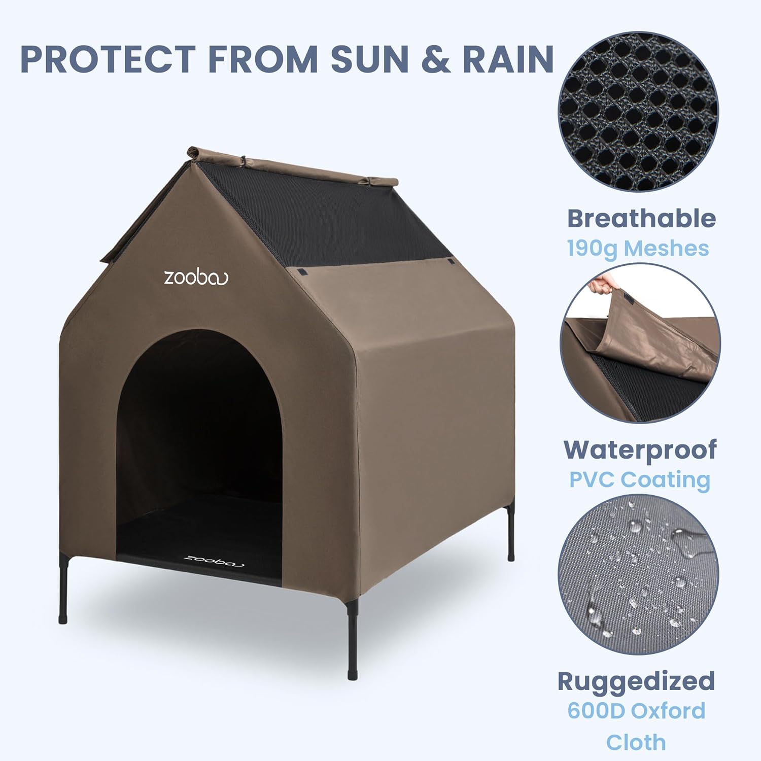 Ultimate Comfort: Review of the 36" Weatherproof Large Dog House for Indoor & Outdoor Use