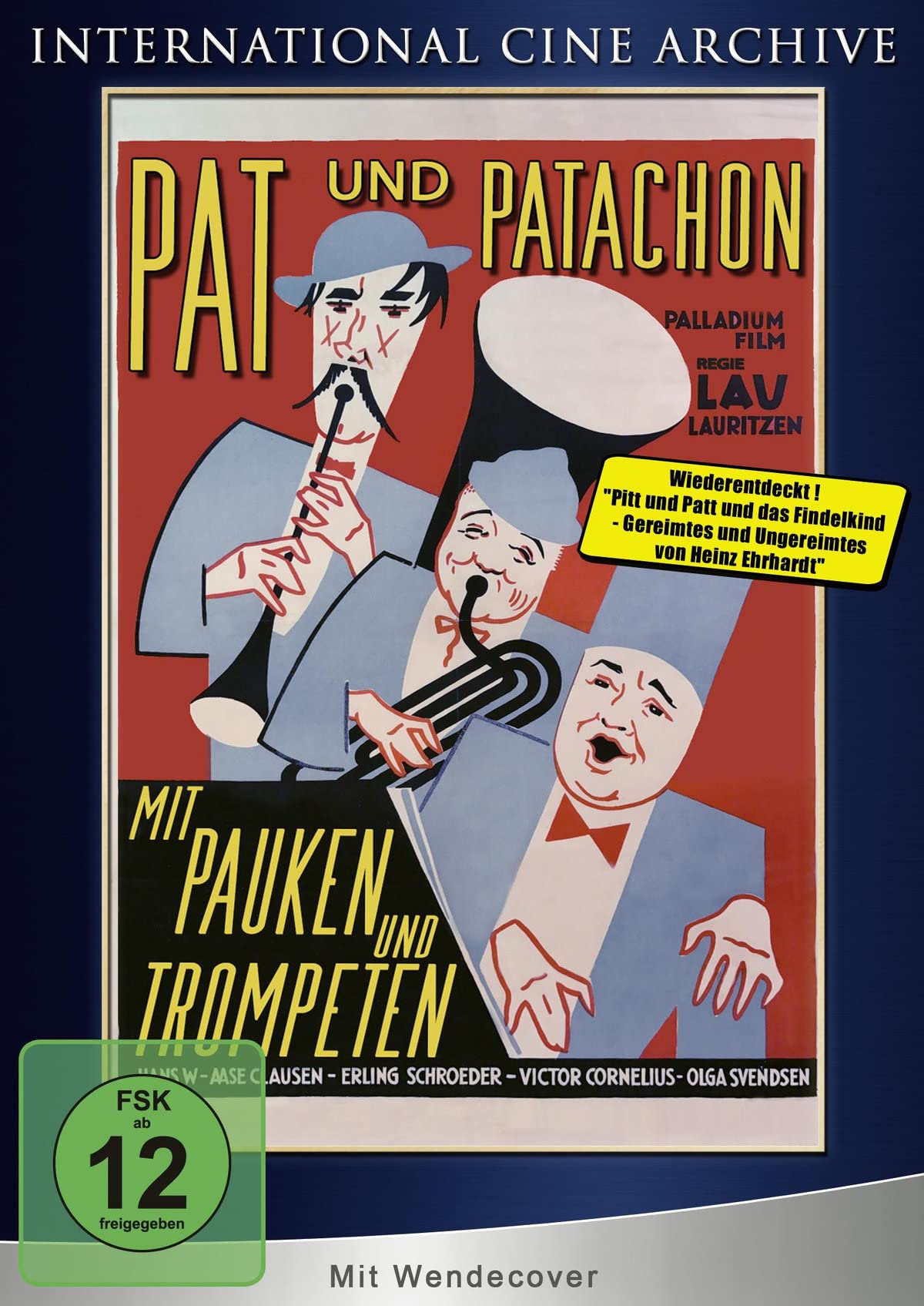 Pat und Patachon mit Pauken und Trompeten DVD edición coleccionista en estuche International Cine Archive