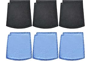 04234G 6-Pack Carbon True Air Filter Compatible with Hamilton Beach Pet TrueAir Purifier Replacement