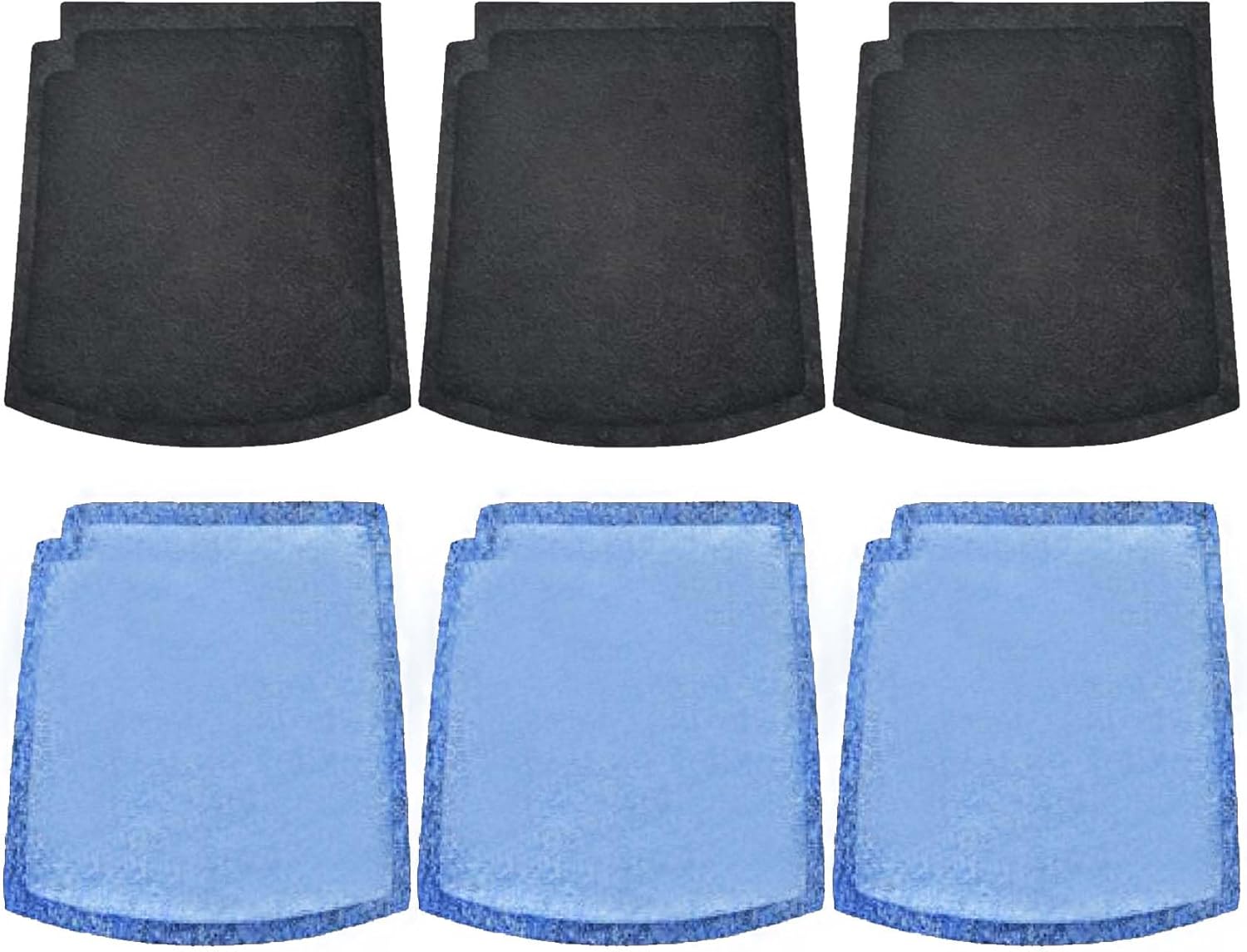 6-Pack 04234G Carbon Replacement Filters Compatible with Hamilton Beach Pet TrueAir Purifier Odor Eliminators - 04383 04384 04530G 04530GM 04531GM 04532GM