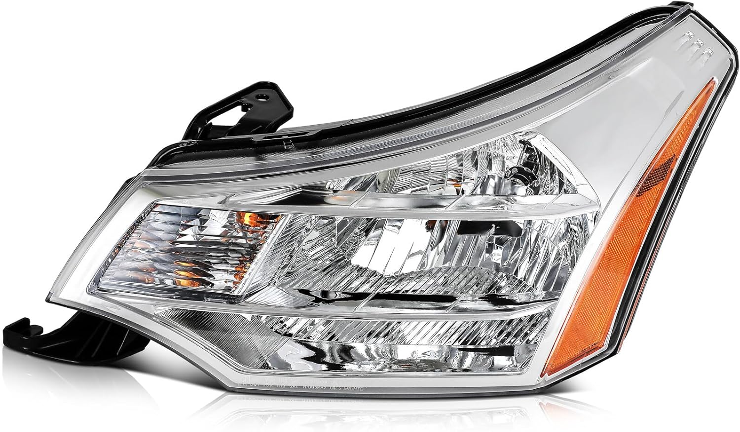 Ineedup Headlight Assembly Fit For Ford For Focus 2008-2011 Front Outside Pair