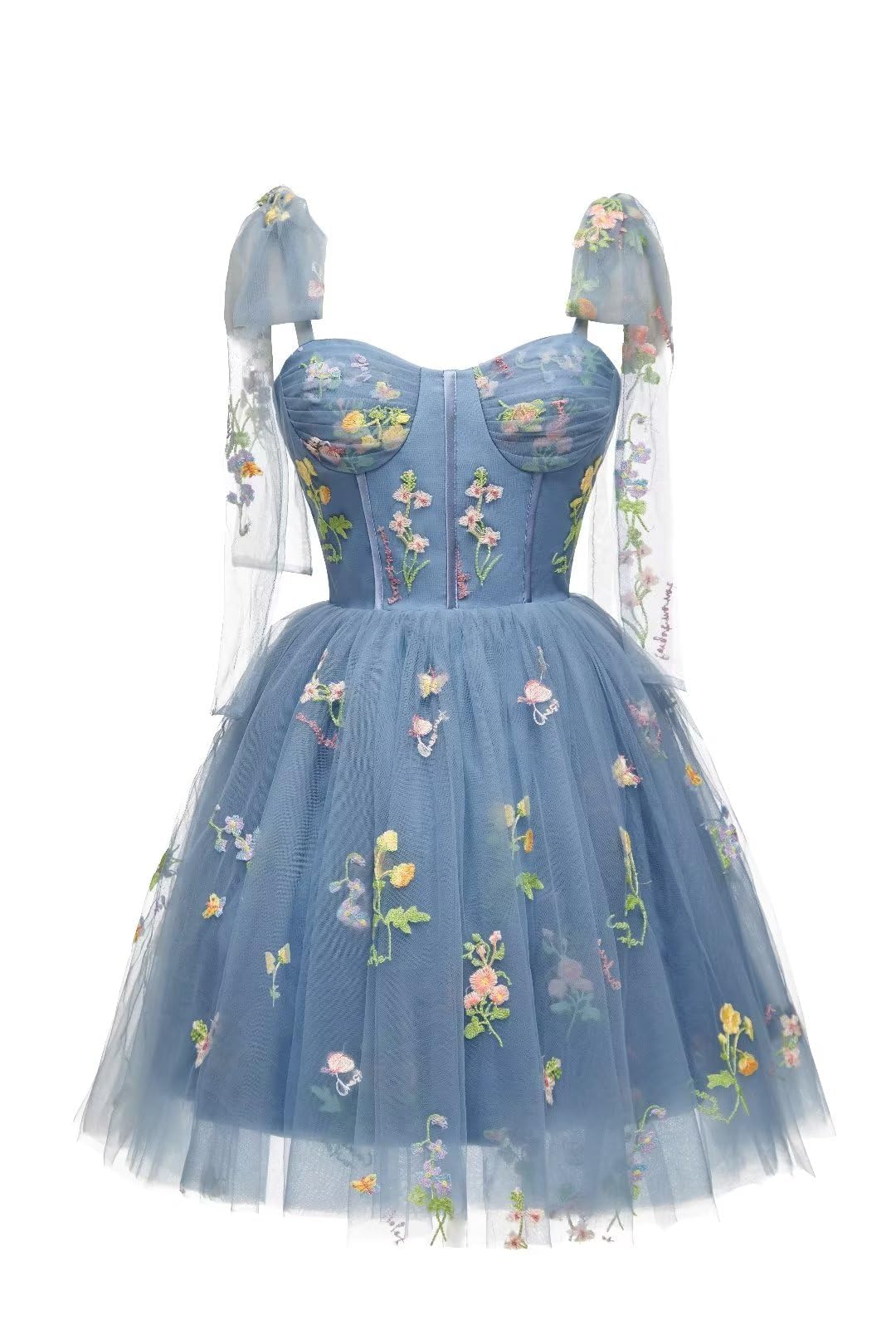 Women's Tulle Short Homecoming Prom Dresses Flower 2025 Birthday Graduation Cocktail Evening Party Gowns for Teens