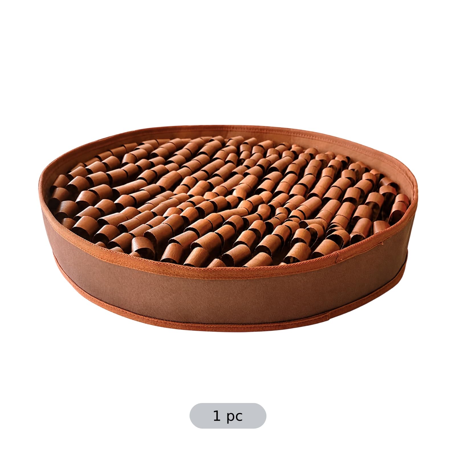 Hundenasearbeit-Matte, 50 cm Hundefutter-Matte für langsames Fressen, Robustes Intelligenzspielzeug für Futtertraining, mentale Stimulation für Komfort, braun