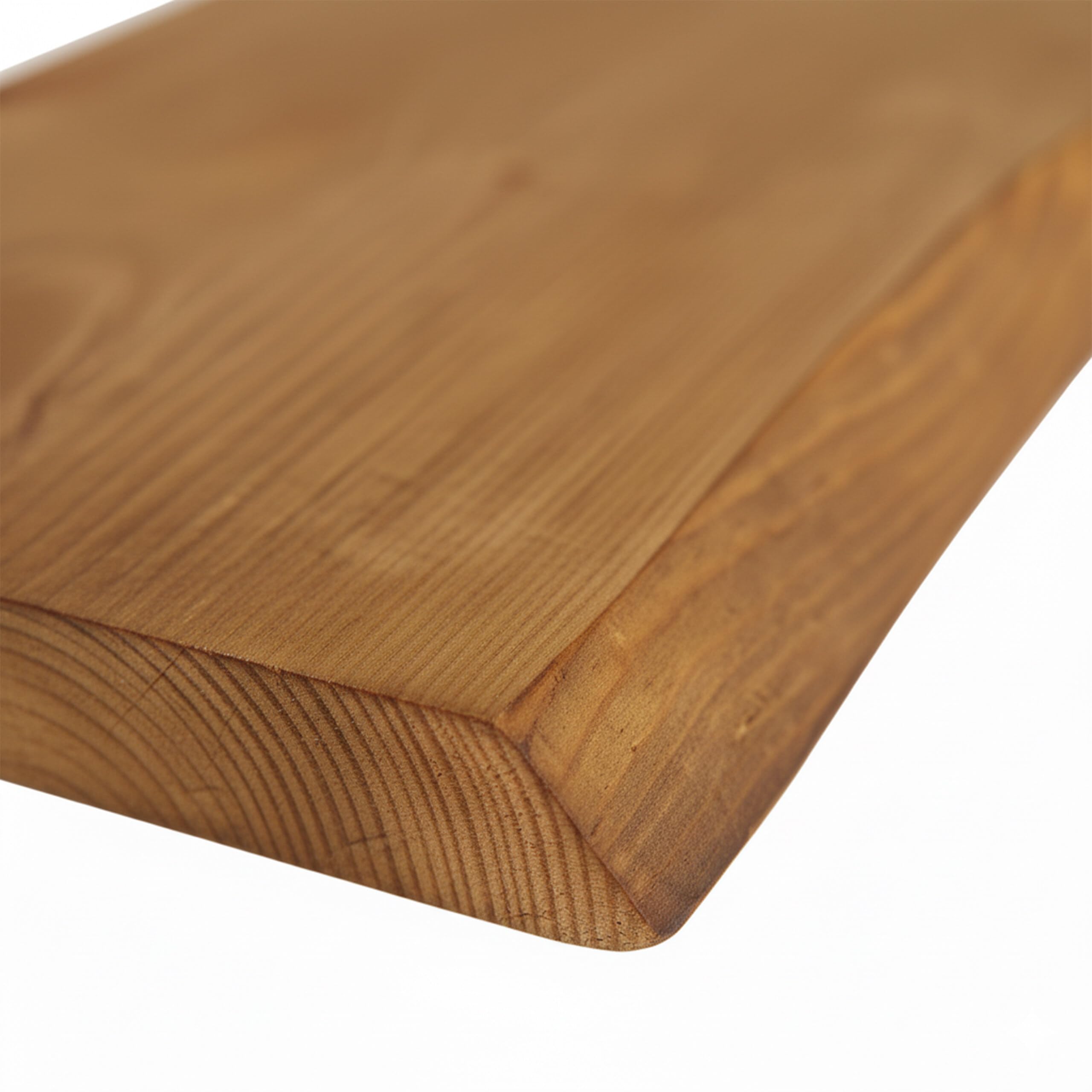 Relaxdays Mensola, Bordo Naturale, HBT: 3x100x22 cm, sospesa Rustica, Cucina, Legno massello Pino