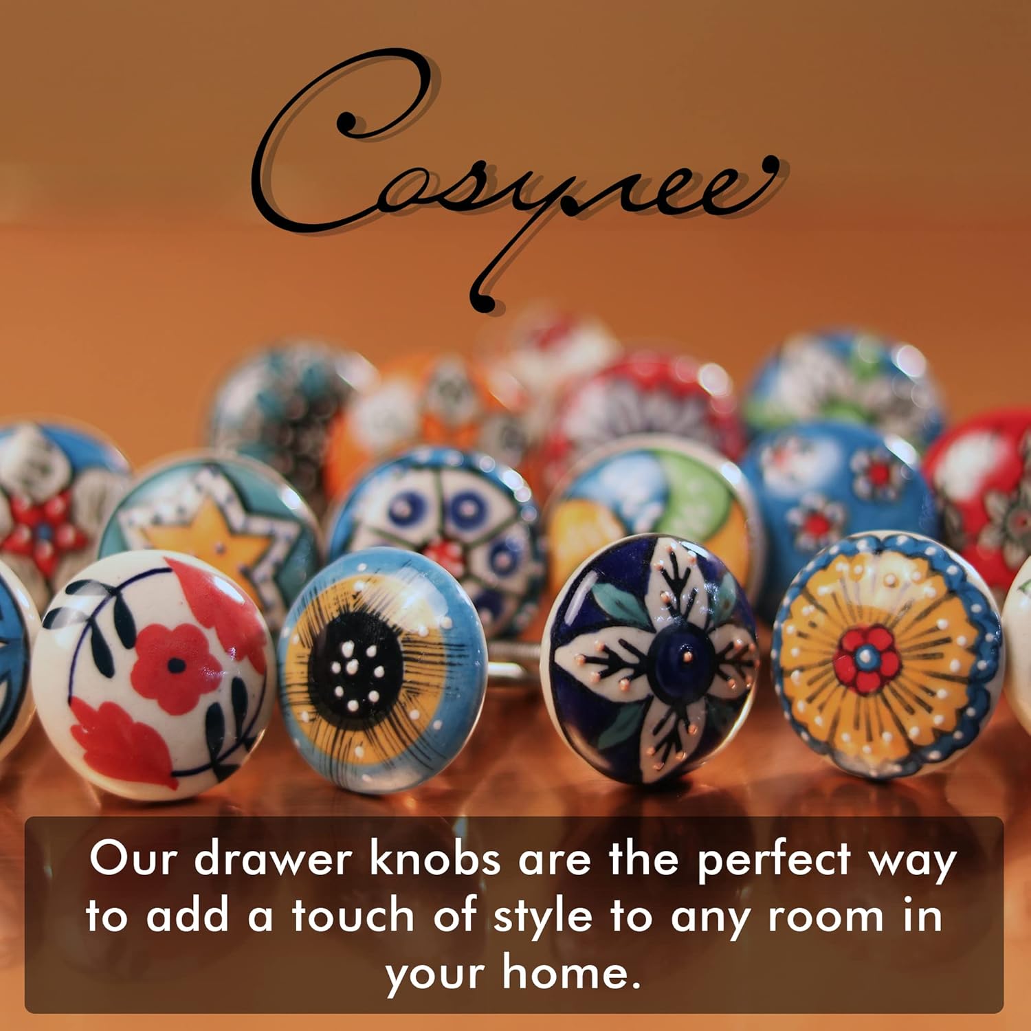 cosynee Cabinet Knobs Drawer Pulls Dresser Knobs Drawer Knobs Kitchen Cabinet Knobs Assorted Drawer Knobs (Set -20)
