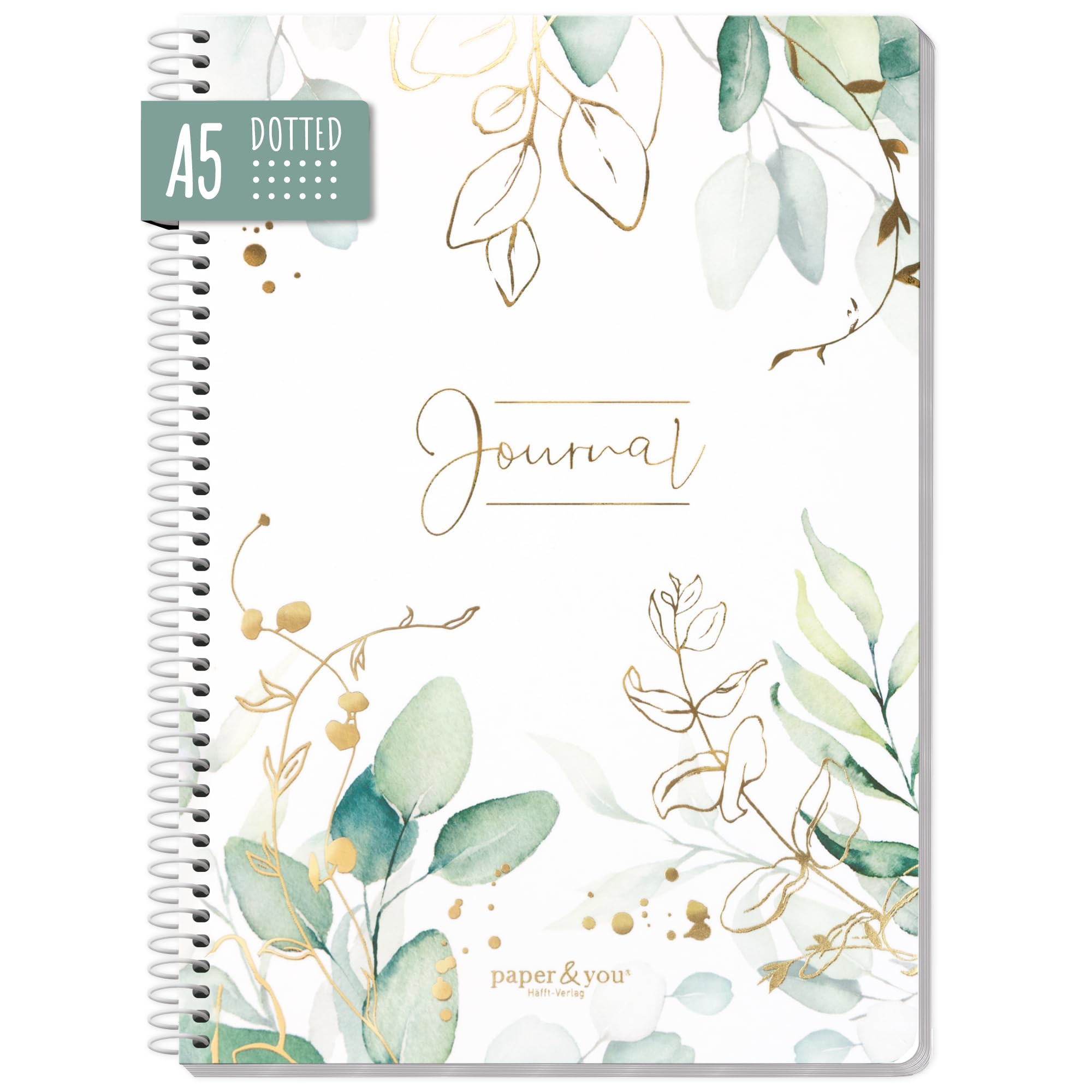 Ursus Green Schrijfblok A4 Geruit Spiraalbinding Papier Wit