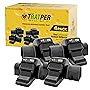 TRATPER Rat and Chipmunk Traps. Prevents Accidental Triggering with Dual Tunneled Design. Covered Snap Traps for Humane Kill, Reusable, Pest Control for Rats, Indoor & Outdoor Use. 4 Pack