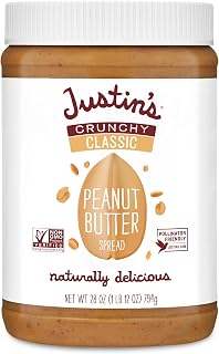Justin's Crunchy Peanut Butter Jar 28oz
