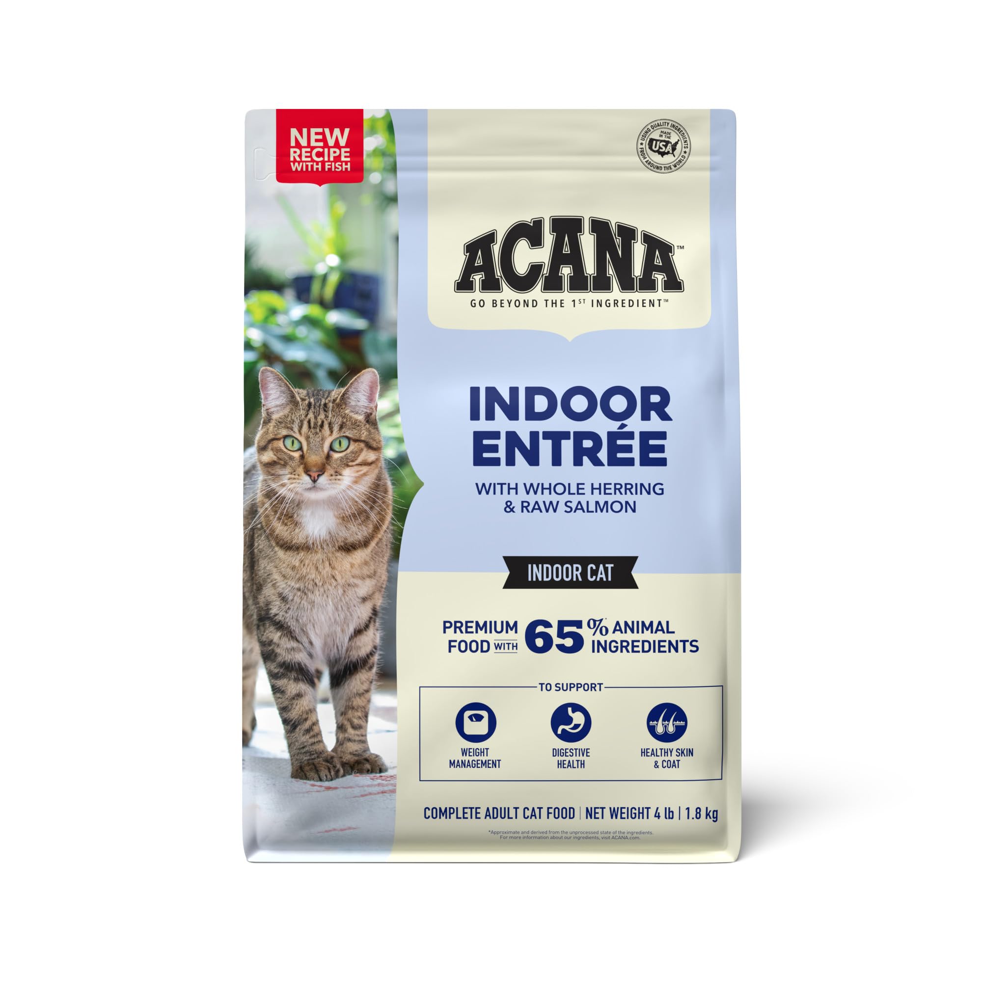 ACANA Indoor Entrée Fish Recipe Dry Cat Food 4lb Bag
