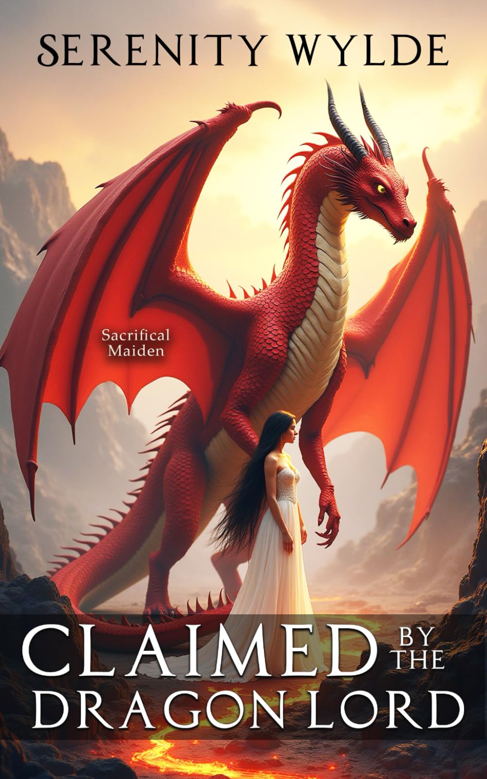 Claimed by the Dragon Lord: Steamy monster romance (Sacrificial Maidens)