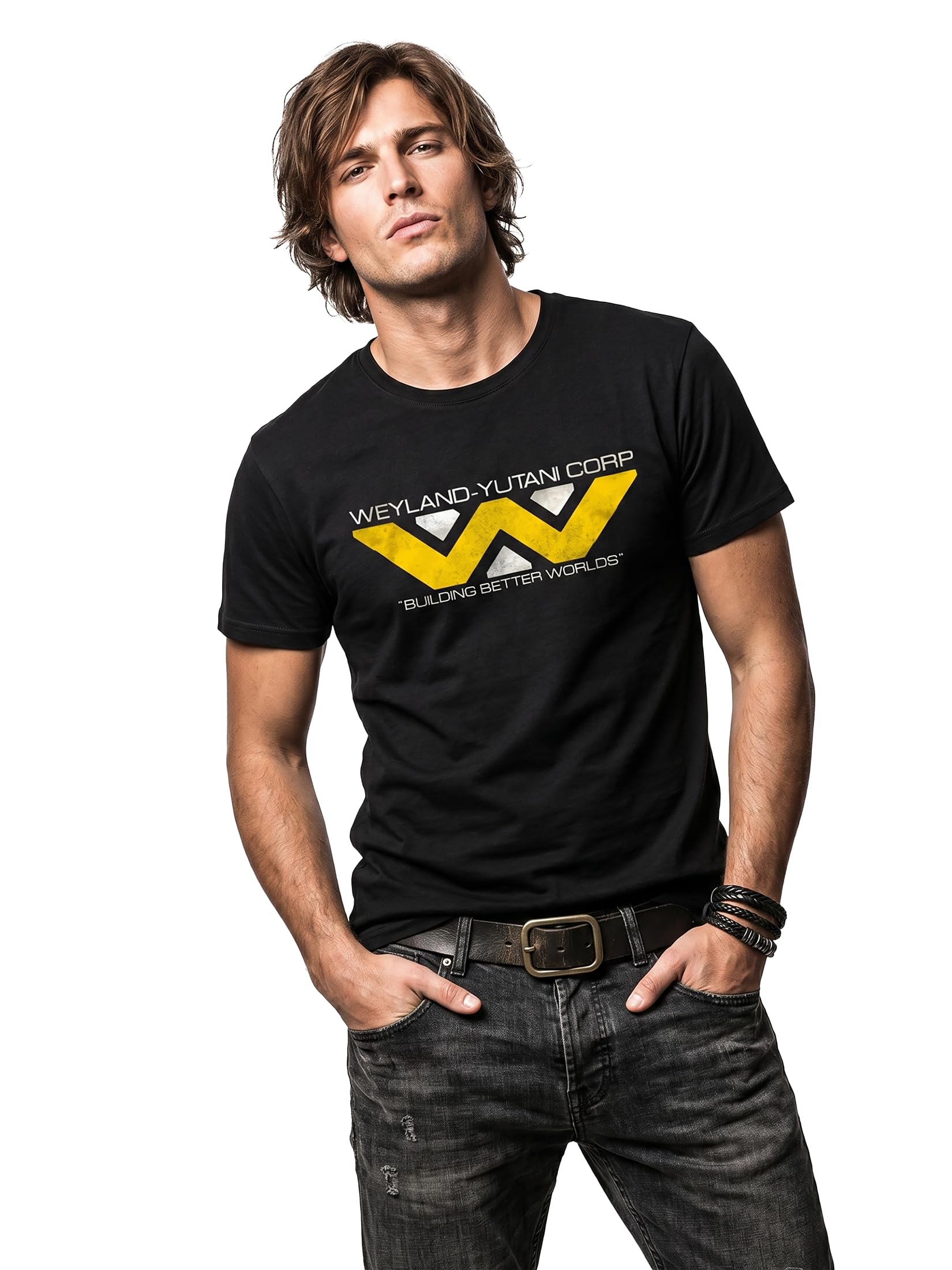 MAKAYA Alien Camiseta para Hombre - Weyland Yutani T-Shirt