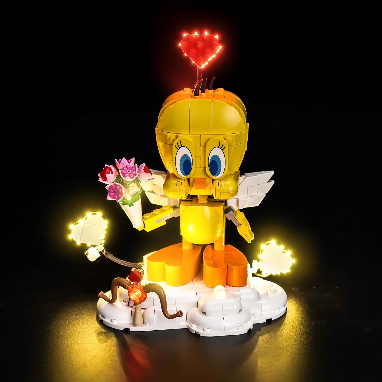 Upgraded Led Light Kit Compatible with Lego Sweetheart Tweety Bird Building Set, Lights Decoration Compatible with Lego 40824 (Model Not Included)